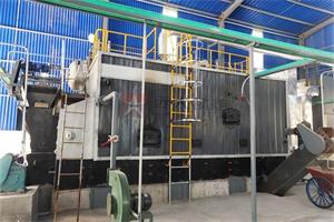 湖北化工企業SZL6噸生物質蒸汽鍋爐項目